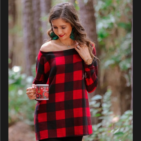 Jess Lea Bentley Buffalo Plaid Top - Picture 2 of 6